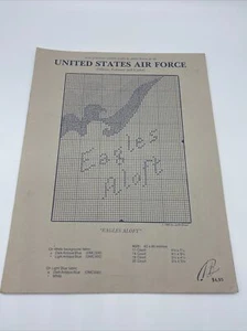 United States Air Force Cross Stitch Pattern Officer Enlisted Cadet Judith Brown - Picture 1 of 12