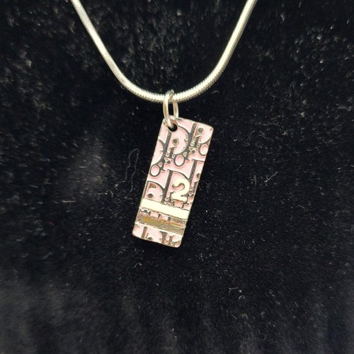 Collana trotter CHRISTIAN DIOR #2 metallo tono rosa argento