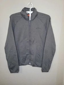 Merrell Womens Medium Full Zip Gray Mock Neck Long Sleeve Pullover M187 - Picture 1 of 10