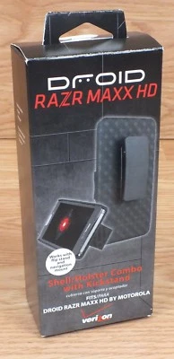 Genuine Verizon Droid Razr Maxx HD Shell / Holster Combo With Kickstand! *READ*  - Image 1 of 2