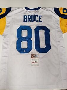 🏈 Isaac Bruce & Hakeem Nicks Signed Autographed NFL Jersey Lot Rams Giants JSA