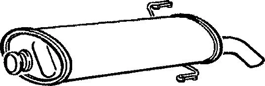 PG514Q END SILENCER FOR PEUGEOT 306 2 1999-2001 - Image 1 of 1