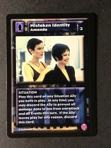 Amanda MISTAKEN IDENTITY Highlander CCG TCG 1st Edition - Picture 1 of 1
