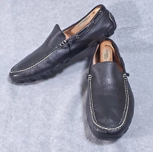 POLO RALPH LAUREN MENS LOAFERS 11 D ARKLEY DRIVING BLACK MOC VENETIAN - Picture 1 of 11