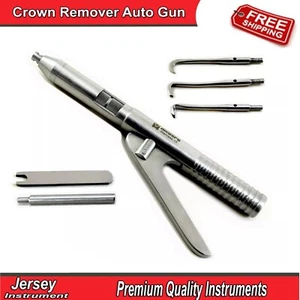 Surgical Automatic Crown Remover Gun Dental Restorative Tools With 5 Attachments - Picture 1 of 4
