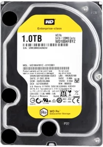 Hard Drive Western Digital RE 1TB SATA III WD1004FBYZ 7200RPM 128MB 3.5'' Inch - Picture 1 of 4
