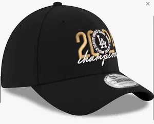 NWT New Era Flex Fit LA Dodgers 2024 World Series 39Thirty Hat Black S/M - Picture 1 of 4
