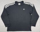 Vintage Adidas Three Stripes Down Sleeves Embroidered Mens Jersey Shirt Size M