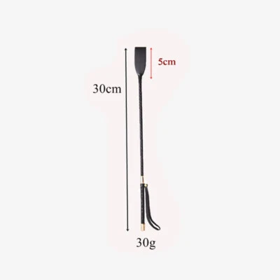 Flogger de cuero sintético recto látigo azotes bastón montar caballo cultivo juego de rol Foto 1 de 4