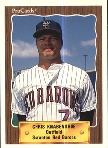 1990 Scranton Red Barons ProCards #611 Chris Knabenshue