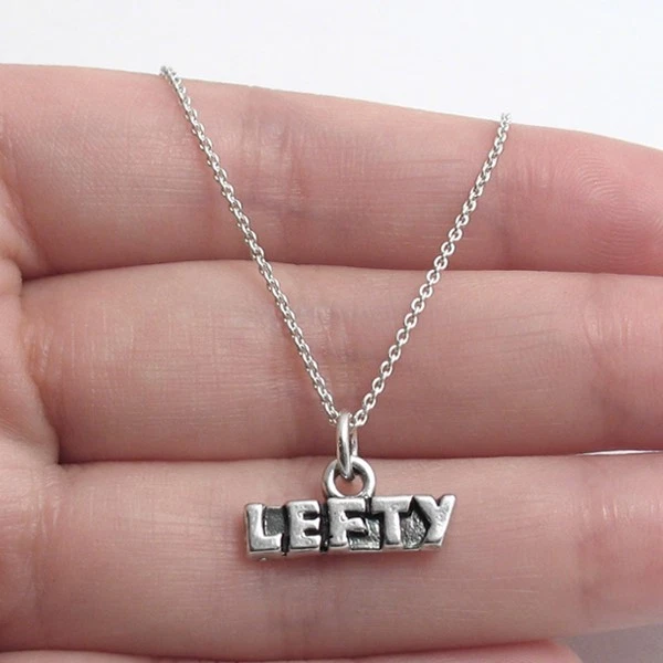 925 Sterling Silver Lefty Charm with Necklace - Image 1 of 1