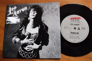 LEE AARON 1989 HANDS ON 45 rpm 7" MINT PROMO VINYL SINGLE RECORD - Picture 1 of 2