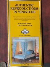 Dollhouse Miniature Chippendale Canopy Bed Kit 1:12 inch scale BBTOP Mini Mundus
