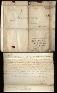 1840 Jan 24th, NORTH SUNDERLAND/PENNY POST, BELFORD, PAID 2d to ALNWICK - Picture 1 of 1