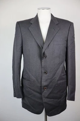 Trussardi Jacket Blazer Wool Man Size 48 Man Wool Jacket Casual Vintage Straps - Image 1 of 4