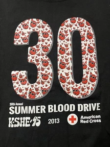 vintage 30th Annual K-SHE Blood Drive 2013 shirt - Picture 1 of 4