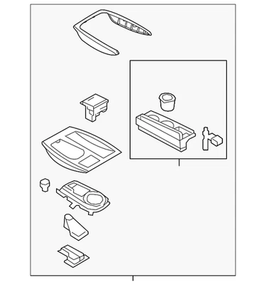 Genuine Nissan Finish Panel K6941-1A62A - Image 1 of 2