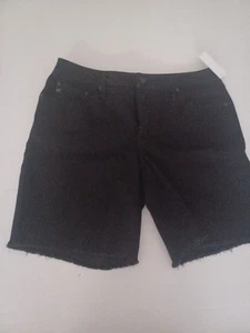 "Nuevo Seven7 Bermudas Relajadas Dobladillo Deshilachado Tiro Medio Mujeres Talla 8 Elastizadas 8""L" - Imagen 1 de 12