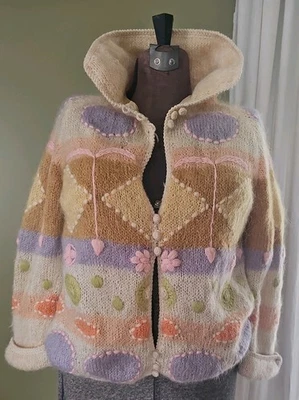 Suéter Para Mujer De Colección Neiman CynLes Lana Mohair Mediano Hong Kong Multi Forrado Foto 1 de 4