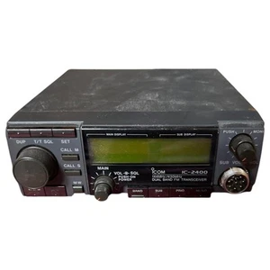 Icom IC-2400 Dual Band Amateur Radio Transceiver with Mic Power Cable - Picture 1 of 4