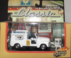 NIB Road Champs Classic Scenes 1953 Good Humor Truck W/ Dalmatian Dog  1:43 - Picture 1 of 4