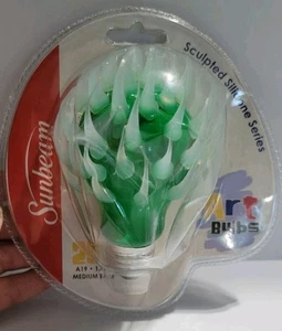 New Y2K Sunbeam Art Bulbs Retro Neon Green Drip style Light Bulb - Picture 1 of 6