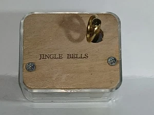 Caja de música/joyero movimiento musical vintage Sankyo Japón Jingle Bells - Imagen 1 de 11