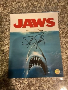 STEVEN SPIELBERG SIGNED AUTOGRAPH 8x10 JAWS PHOTO W/ COA - Picture 1 of 5