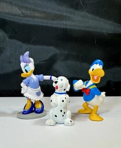 Disney PVC Figuren 3er Los: Donald Ente Gänseblümchen Ente & Dalmatiner Hund - Bild 1 von 7
