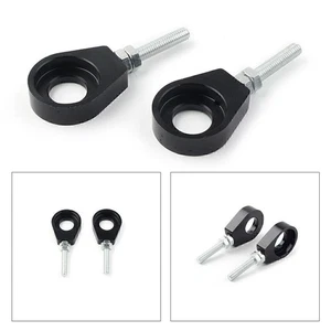 Bloque tensor ajustador de cadena de 15 mm para moto de cross quad ATV CRF50 SSR negro 2 piezas - Imagen 1 de 9