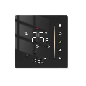 Tuya Termostato Intelligente Regolatore Riscaldamento a Pavimento Nero - Foto 1 di 7
