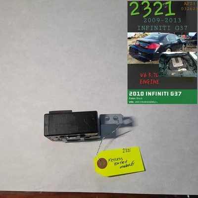 ⭐⭐MÓDULO DE ENTRADA SIN LLAVE INFINITI G37 2009-2013 FABRICANTE ORIGINAL⭐⭐ Foto 1 de 4