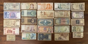 Lot De 25 Billets Tous Différents (Réf: L-05) - Imagen 1 de 1