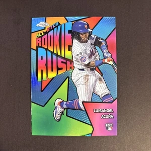 2025 Topps Chrome - All-Etch Rookie Rush Luisangel Acuna #CERR-11 (RC) - Picture 1 of 2