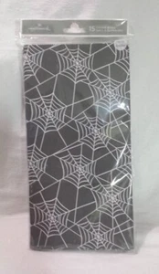 15 Hallmark Halloween Favor Bags Sacs Gift Bag Treats Lunch Spider Web - Picture 1 of 7