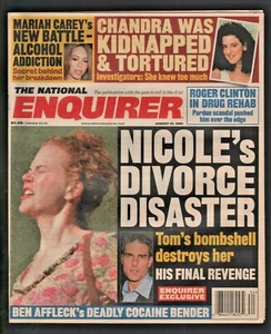 2001 August 21 National Enquirer Magazine Nicole Kidman Tom Cruise Mariah Carey - Picture 1 of 1