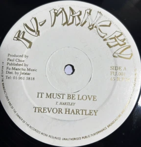 Trevor Hartley "It Must Be Love" - FU.001 - 12" Vinyl sehr guter Zustand - Bild 1 von 9
