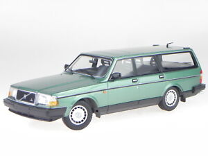 Volvo 240 GL Break 1986 verde met. coche en miniatura 155171410 Minichamps 1:18