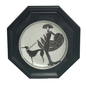 House of ERTE Symphony In Black Limited Edition Collector Plate - Picture 1 of 5