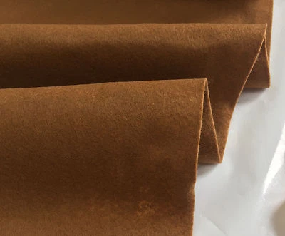 FELT FABRIC Material Craft Plain Colours Polyester 102cm Wide DARK BEIGE - Image 1 of 3