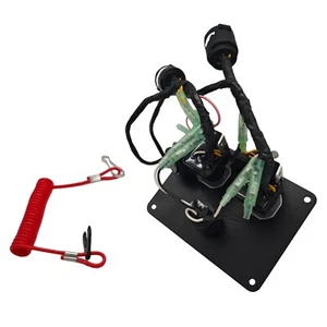 6K1-82570-13 6K1-82570-08 Dual Key Switch Control Panel Mount For Yamaha Boat - Picture 1 of 13