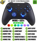MODS + LED Czarny Rapid Fire Bezprzewodowy zmodyfikowany kontroler do Xbox Series X S