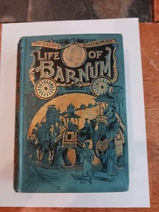 Der größte Showman, Leben des P.T. Barnum HC BUCH Orig 1890er, EX + Zustand, knapp - Bild 1 von 24