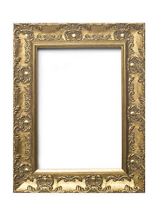 WIDE Ornate Shabby Chic Antique swept Picture frame photo frame GOLD  / MUSE 