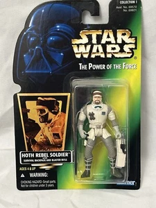 Figura Star Wars Hoth Soldado Rebelde Poder de la Fuerza 3,75 pulgadas casi nueva - Imagen 1 de 2