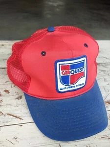 Vintage USA CarQuest Car Auto Parts Stores NFL snapback advertising trucker hat - Picture 1 of 9