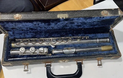 复古邦迪塞尔默长笛带硬质保护壳 - 美国制造序列号 274618 — 第 1/4 张图片