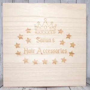 Personalised Hair Accessory Box X-Large storage gift - Picture 1 of 3