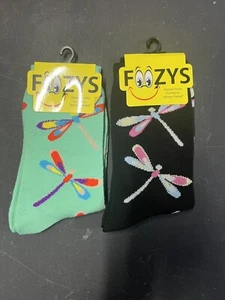 Dragonflies Insect Dragonfly Eyes Fly Cute Animal 2 Pairs Foozys Women's Socks - Picture 1 of 1