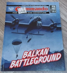 Balkan Battleground Commando Comic Book Graphic Novel, Mint Condition - Bild 1 von 2